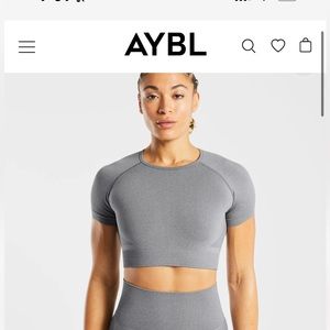 SUPER cute AYBL workout top!!! SIZE SMALL